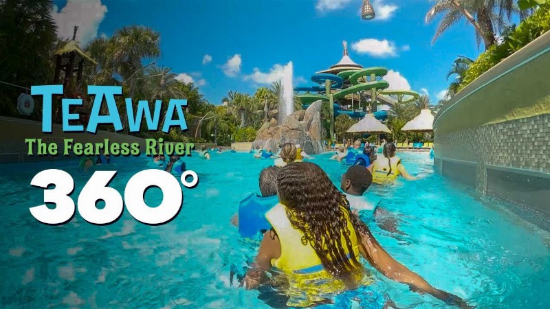 360 Video: Teawa The Fearless River : Universal's Volcano Bay Water Theme Park