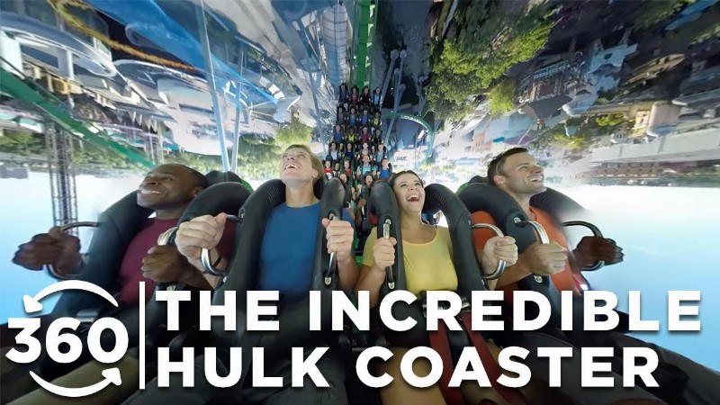 image 0 360 Video: The Incredible Hulk Coaster : Universal's Islands Of Adventure