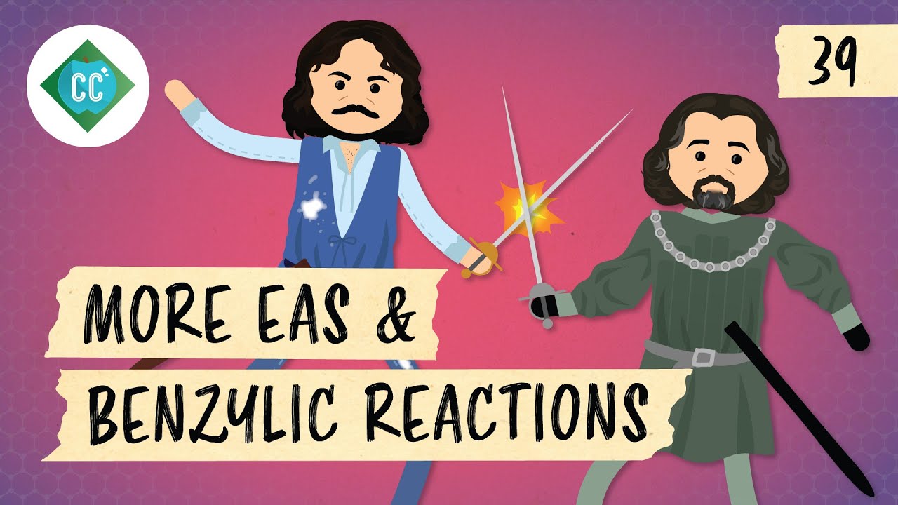 image 0 More Eas & Benzylic Reactions: Crash Course Organic Chemistry #39